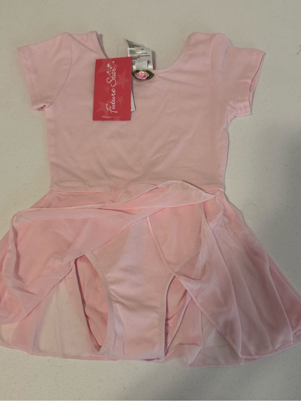 Capezio Light Pink Girls' Ballet Leotard with Chiffon Skirt